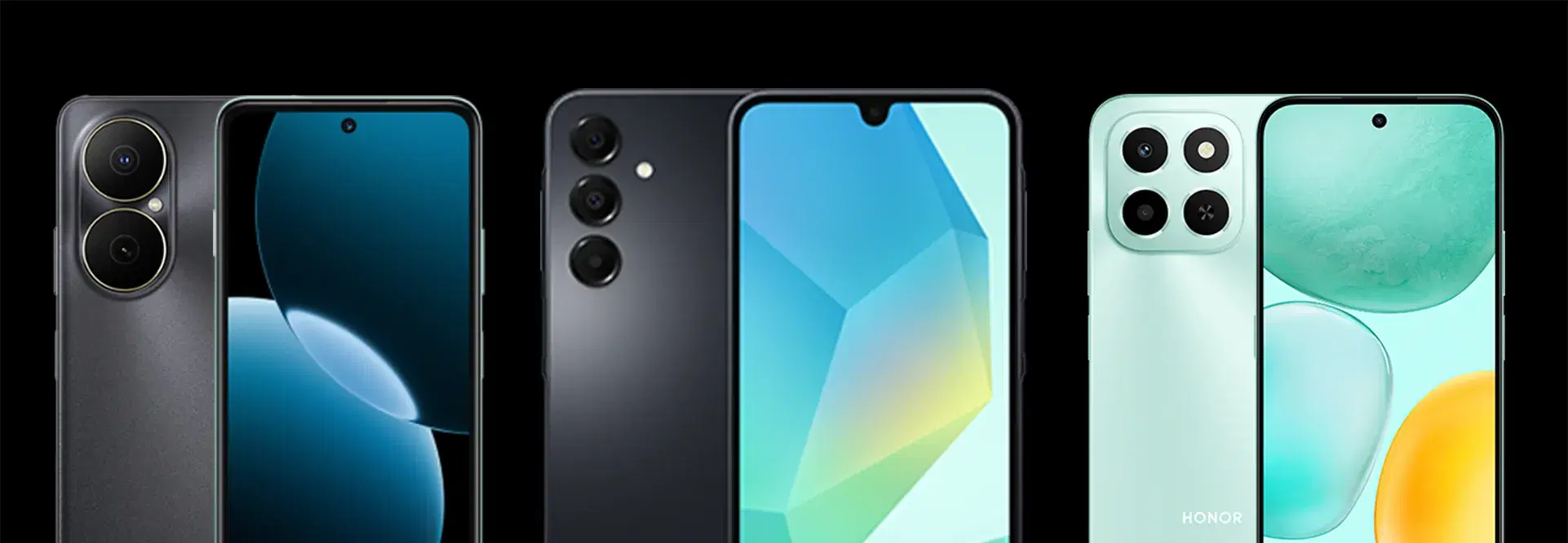 Huawei Nova Y73s vs Samsung Galaxy A16 vs Honor X6c